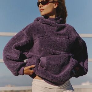 FP Movement by Free People Plush Purple Pullover Sweatshirt